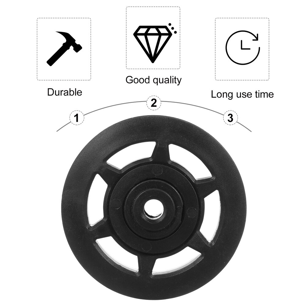 1Pc Fitness Pulley Useful Fitness Pulley Gym Equipment Accessory (Black)