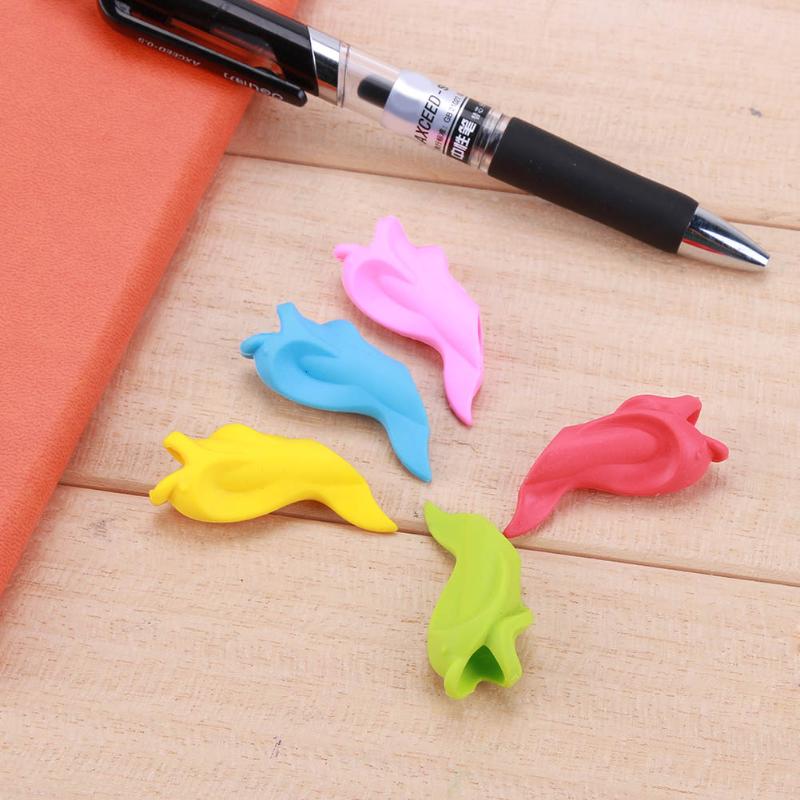 10Stck Fisch Stift Griff freundlicher Silikon Delfine für sterben Griff Korrektur Haltung Schreiben Werkzeug für Korrektur Stift Haltungen Schule