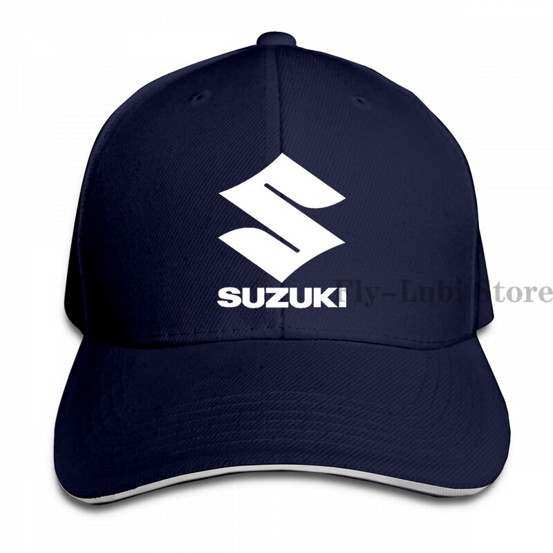 Suzuki Baseball cap men women Trucker Hats adjustable cap: 1-Navy