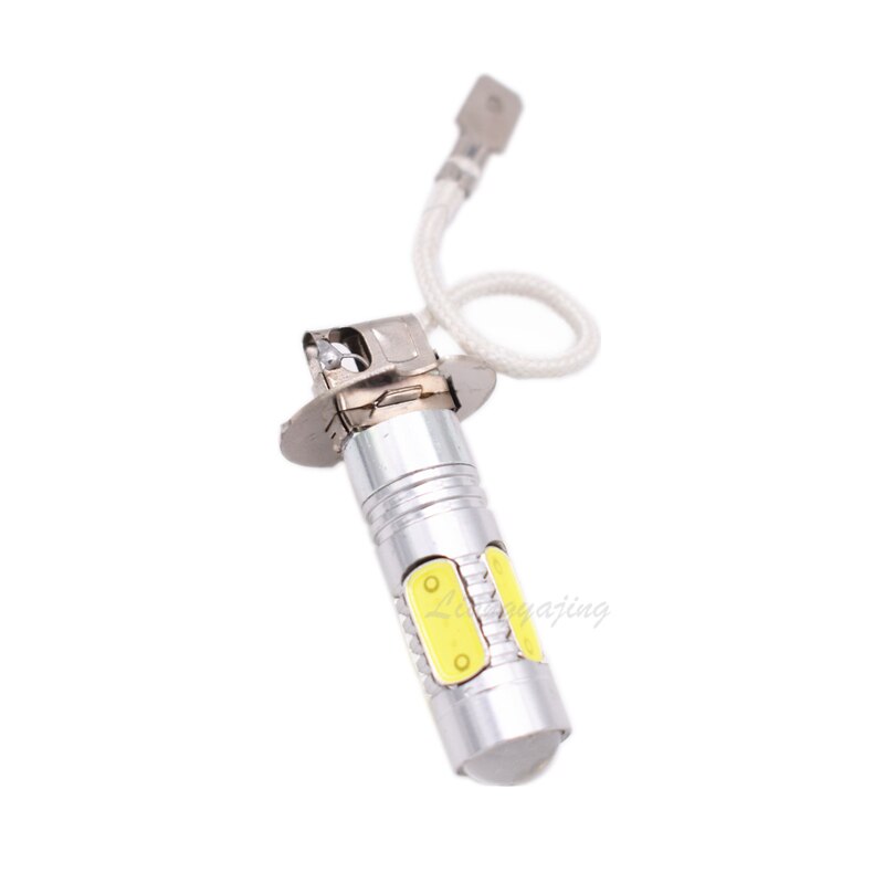 Antibrouillard automobile H3 7.5W ampoule | 2 pièces, phare de jour, rouge, jaune, blanc, bleu, DC 12V 6000K, ampoule de voiture