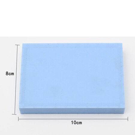 Aluminium Graveren Plaat Neus Siliconen Gauger Carving Mes Reparatie Mes: Blauw