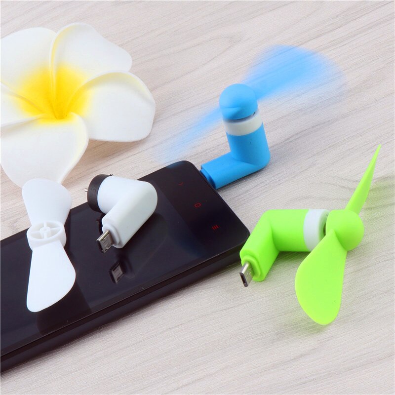 Micro USB Fan Flexible Mini Fans Cooler Cellphone Hand Fan for Samsung Xiaomi Android Phone Fan for iPhone 5 6 6s 7 Plus 8 X XR