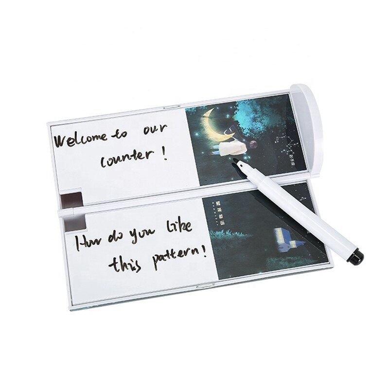 Stationery Box Newmebox School Cute Pencil Case For Students Double-sided Plastic Torage Boxes Hunter In The Sky