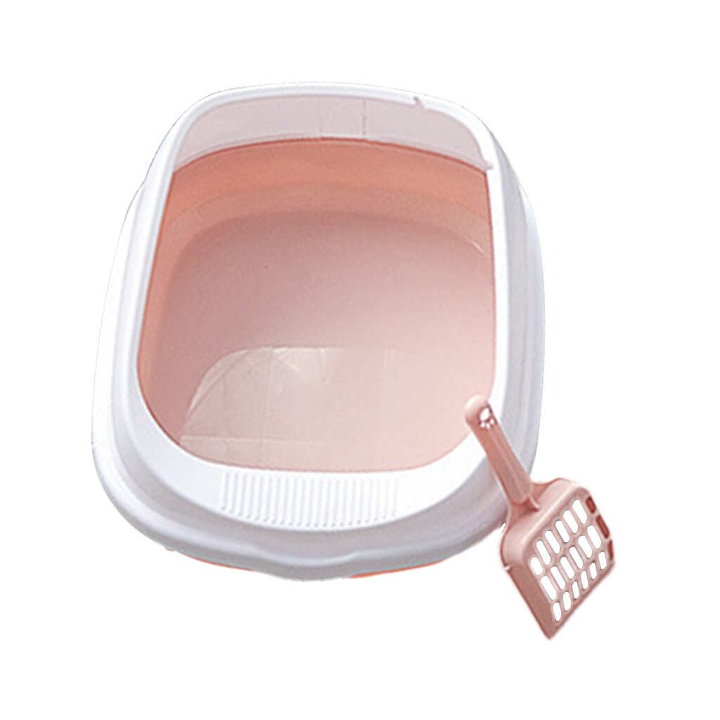 16'' Cat Litter Box with Shovel, Very Convenience and Won't Make Your Hand Dirty When Cleaning