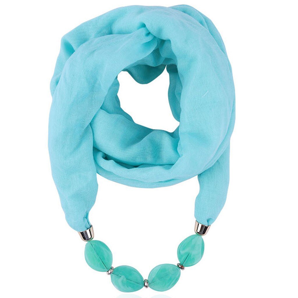 Vrouwen Katoen Linnen Ketting Hanger Sjaal Etnische Stijl Zachte Ketting Sjaals Katoen Linnen Shawl Sjaal Accessoires