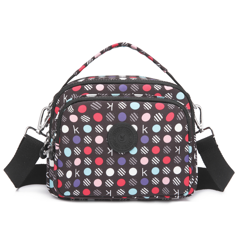 Jahrgang damen-umhängetasche aus Nylon, luxushandtasche, kleine Bote-schultertasche: Farbe 3