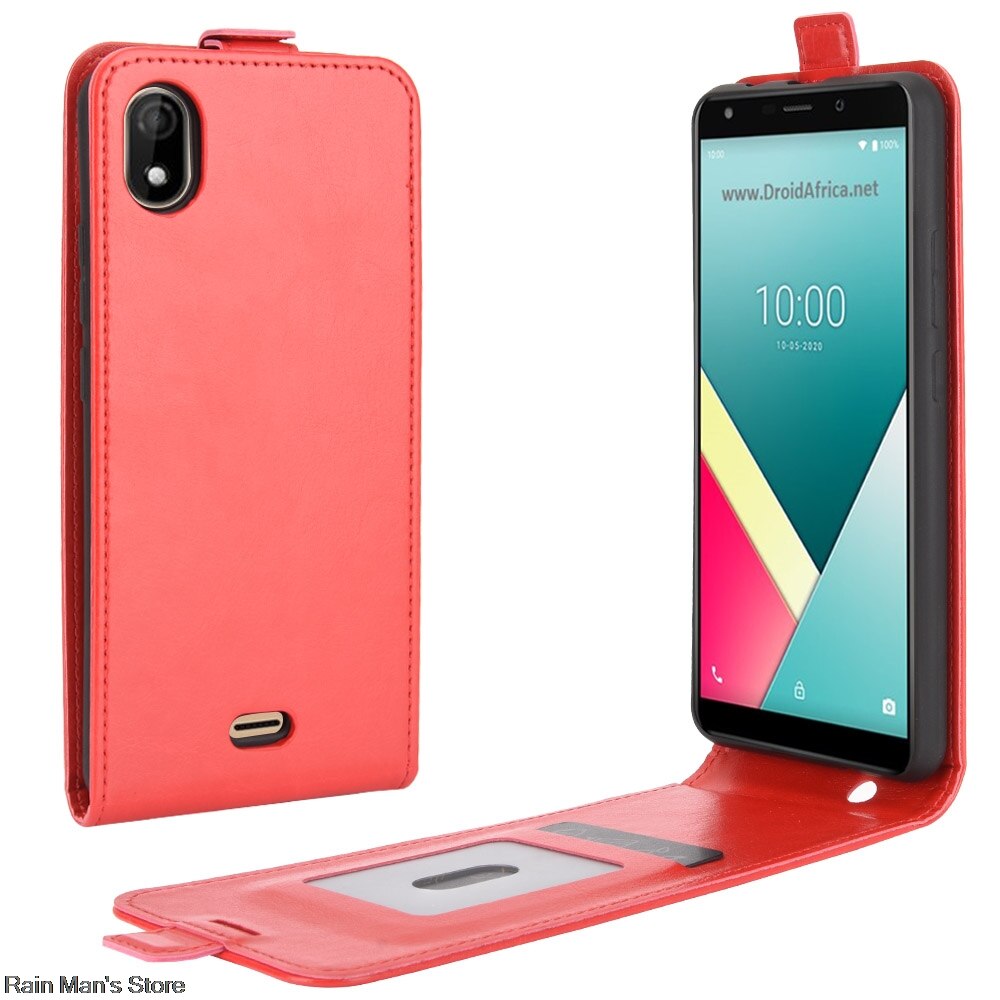 fallen für Wiko Y61 clamshell leder fallen Magnetische schnalle Halfter für Wiko Y61 Schutzhülle fallen Geschäft: verrotten
