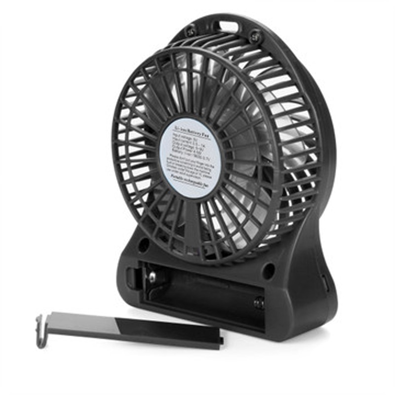Zomer Draagbare Mini Ventilator 3 Speed Verstelbare Fans Voor Home Office Travel Usb Oplaadbare Ventilator Met Led Licht Handheld