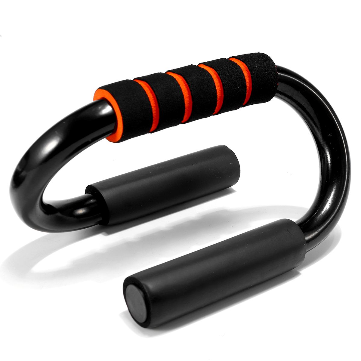 1 par de soportes Push Up de acero al carbono con forma de S, herramientas para hacer ejercicio
