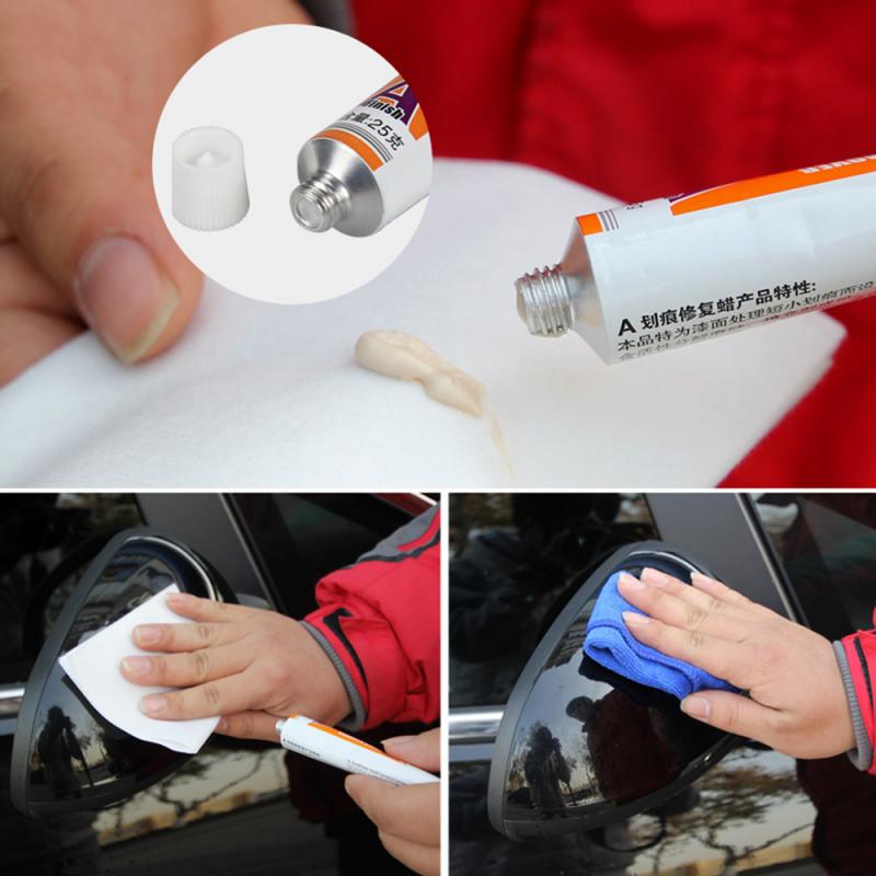 Bil polish lak ridse reparationsmiddel polering voks maling ridse regummieringsfjerner autorens pleje vedligeholdelse