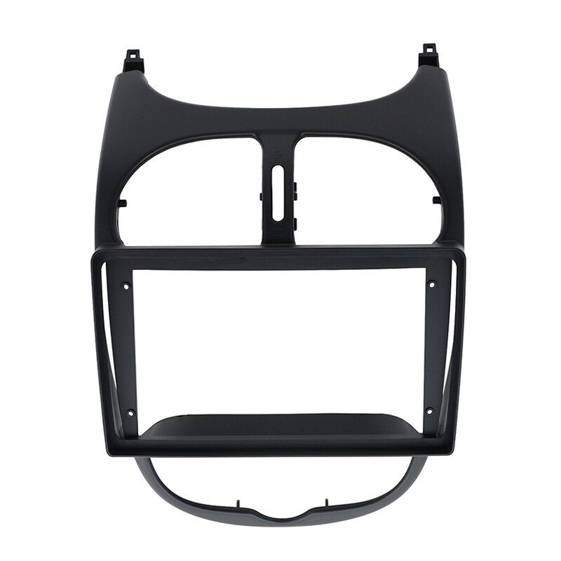 Cadre de Radio Fascia Double DIn pour PEUGEOT 206 2002 – , panneau de lecteur Android 9 pouces, réaménagement du tableau de bord, Kit de montage d&#39;installation: Default Title