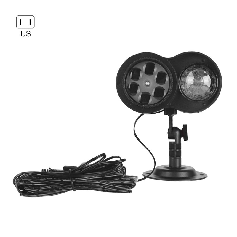 Le modèle de vague d'eau de Double Tube allume la lampe de Projection de noël projecteur LED de: US