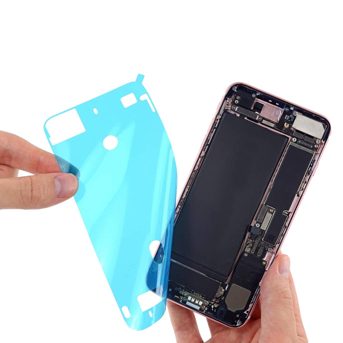 10 stuks van Screen Reparatie Tape Frame Drain Sticker Voor Iphone7/7 plus/8/8 plus/ x/XR/XS/XS MAX