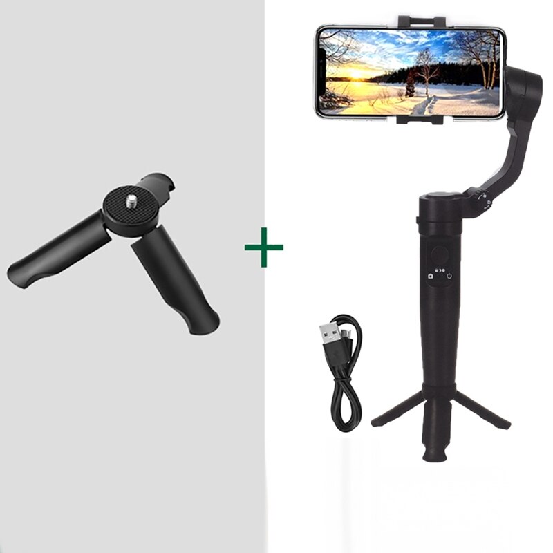 3 Axis Handheld Gimbal Stabilizer Foldable Smartphone Selfie Stick for IPhone 13 Pro for Samsung Mobile Phone Gimbals