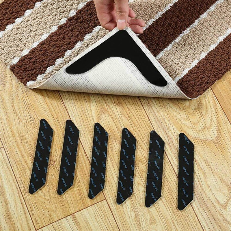 Pinces pour tapis, 12 pièces, réutilisables et lavables, antidérapantes, pour fixer le tapis