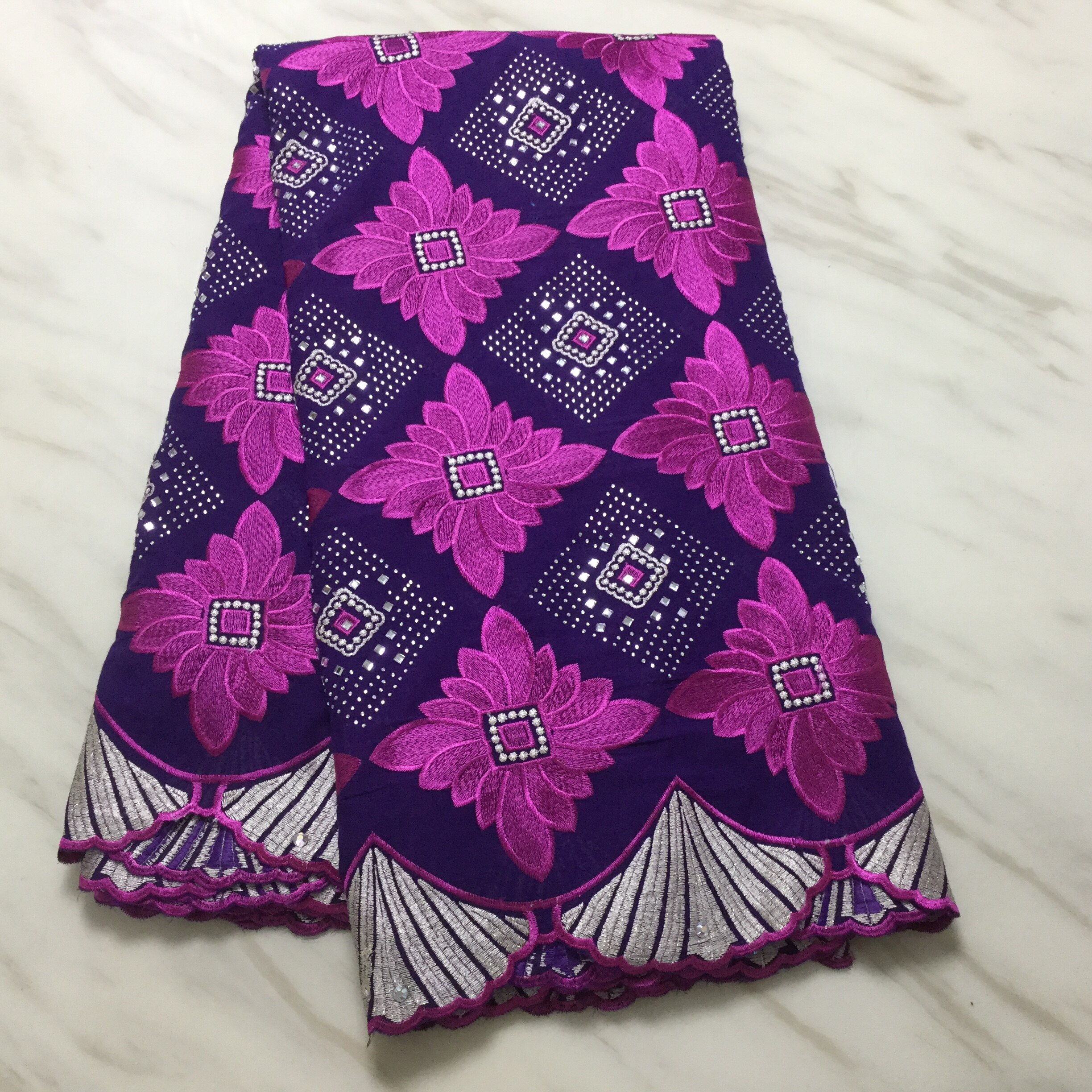 Tissus en dentelle suisse, tissus en coton africain, tissus en dentelle voile de suisse, broderie de , en suisse, style dubaï, 5yards