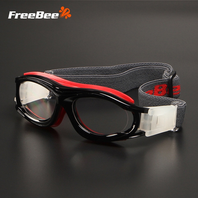 Freebee sikkerhedsbriller til børn anti-stødsikker stødsikker sport basketball fodbold briller pc linse beskyttende briller