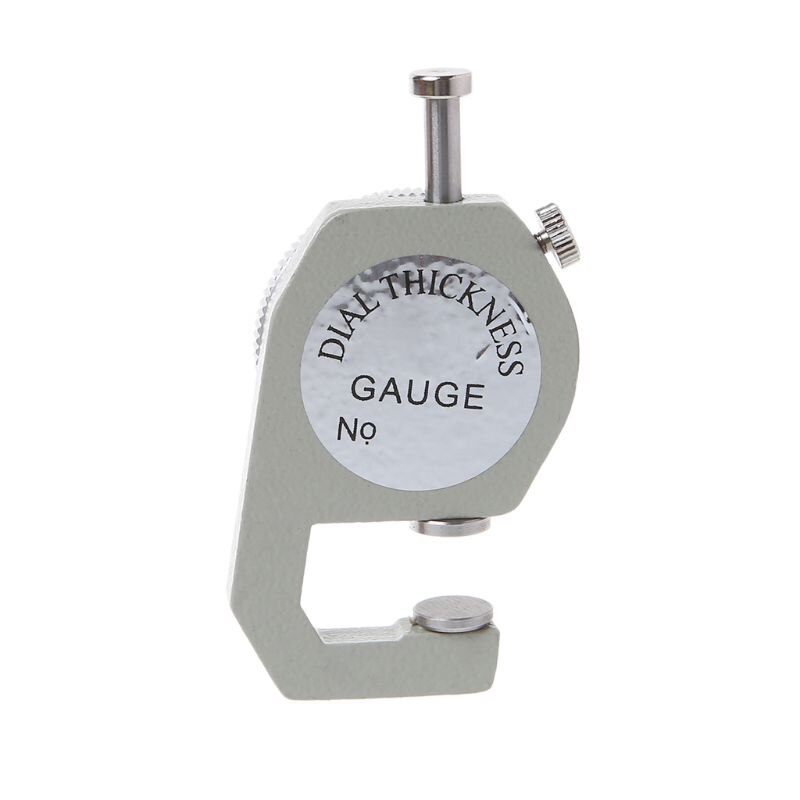 Jauge d'épaisseur de cadran 10 20mm testeur d'épaisseur de papier en cuir précision 0.1mm