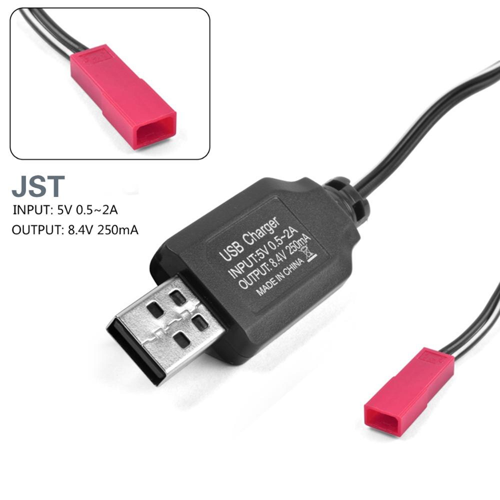 USB Ladekabel 250mA 9,6 V Batery Ni-CD/Ni-Mh Akku Ladegerät SM JST EL KET 2P 3P 3,5 Stecker Stecker Adapter: JST