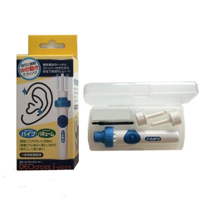 100% Brand Electric Ear Wax Device Adult Child Painless Safety Cordless Vacuum Ear Cleaner Wax Remover Kit Personal Care: Default Title
