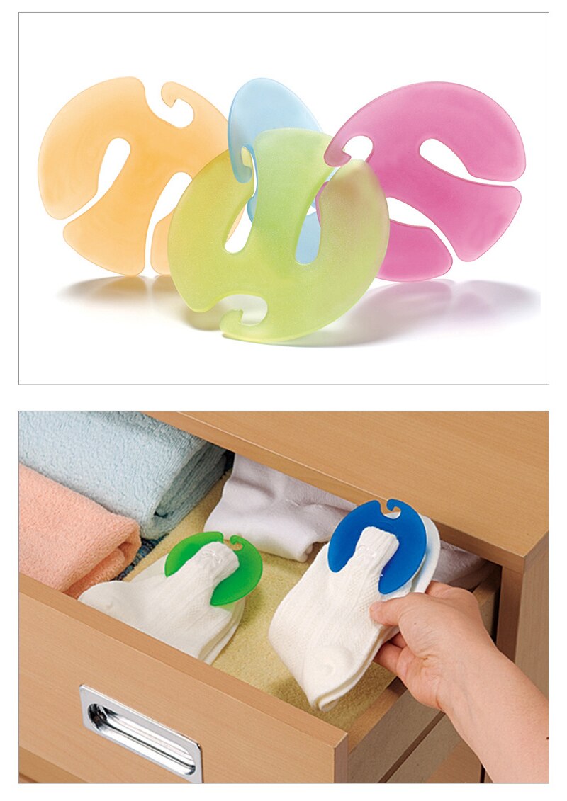 Sock Clips Sock Holder Rings Sock Organizers Sorte... – Grandado