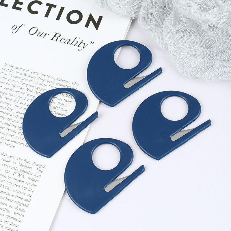 2 Stuks Plastic Mini Brief Mes Mail Envelop Opener Veiligheid Papier Bewaakt Cutter