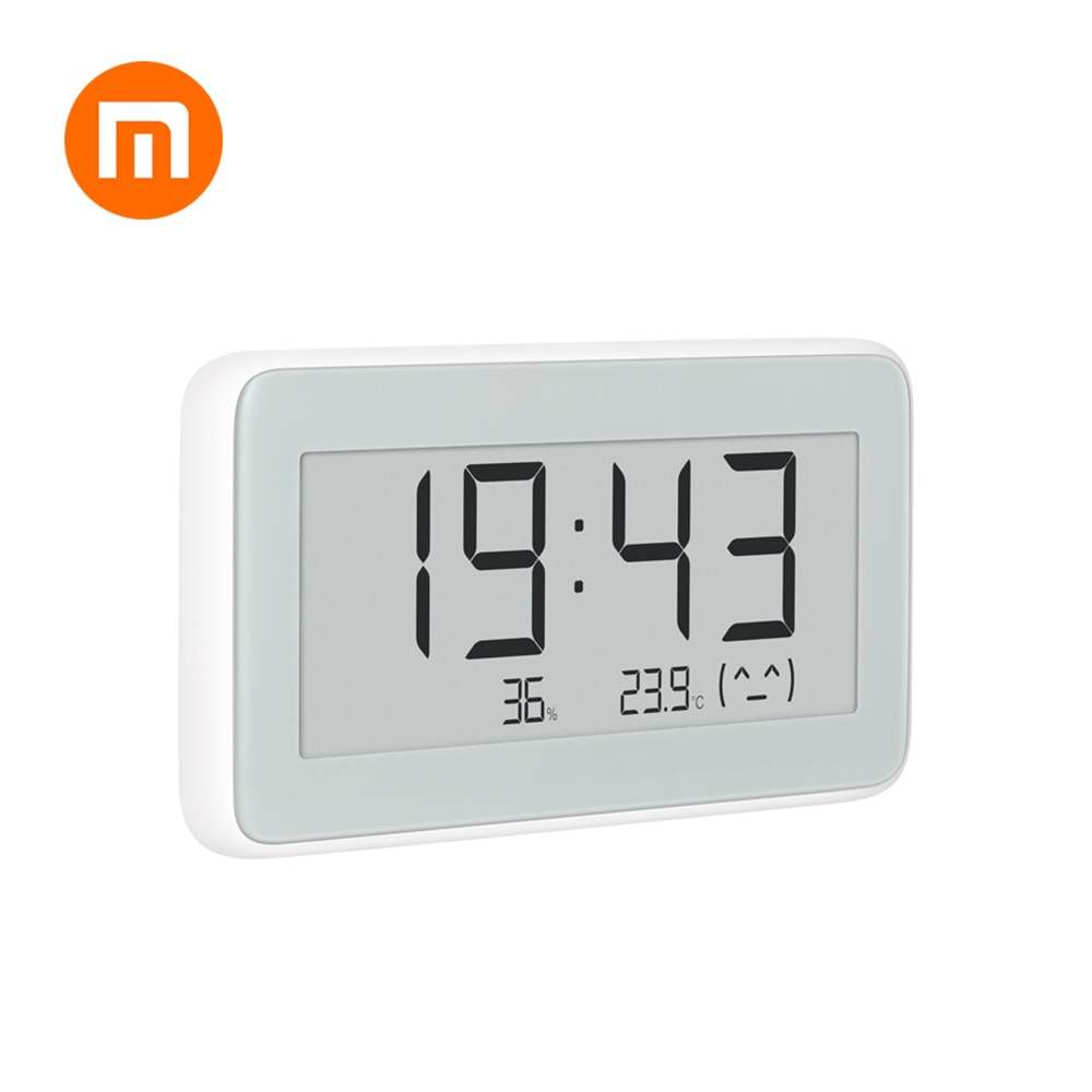 Producto en oferta, Original Xiaomi Mijia MiaoMiaoCe BT4.0, inalámbrico, eléctrico inteligente Digital, interior e higrómetro de exterior, reloj con terómetro