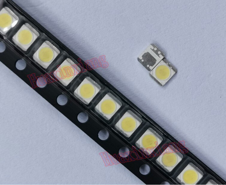 100 Stks/partij 3528 2835 3V Smd Led 1W Koud Wit Voor Lg Innotek Tv/Lcd Backlight