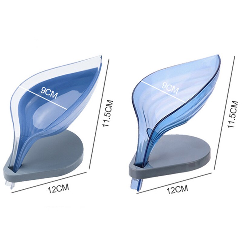 Leaf Shape Soap Box Bathroom Soap Holder Dish Storage Plate Tray Bathroom Soap Holder Case Bathroom Supplies Bathroom Gadgets