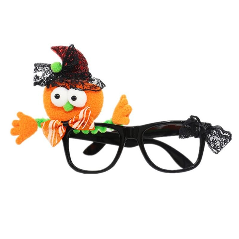 Halloween feest ogen grappige accessoire bril feestdecoratie evenementenbenodigdheden  qx2e: Gele kanten muts