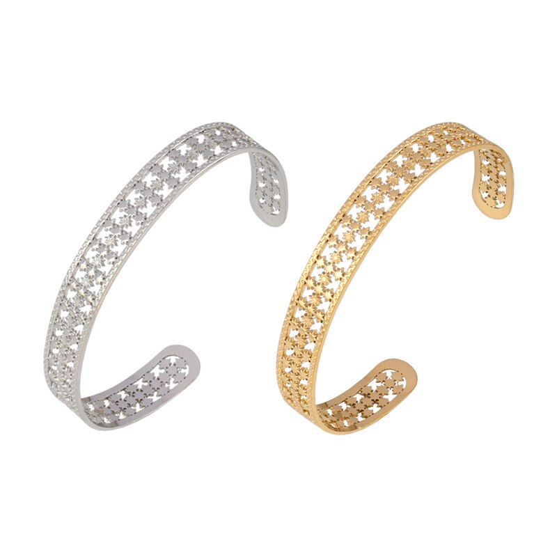 Women Stainless Steel Bracelets For Women Geometric Snake Bangle Bracelet Cuban Open Cuff Bracelet Punk Bracelet Jewelry: 2128-2129 / Gold