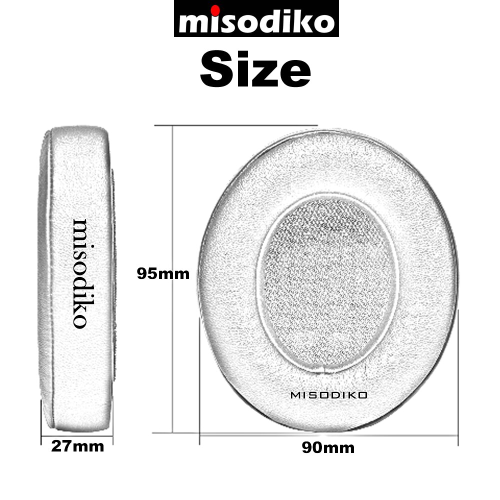 misodiko Replacement Memory Foam & Mesh Fabric Ear Cushion Pads Cover for Corsair Void PRO RGB Wireless/USB Gaming Headset