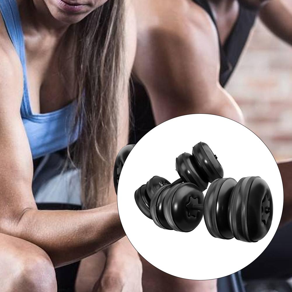 25kg vedellä täytettyä säädettävää käsipainoa harjoituskäsivarren lihaskunto käsipainot iskunkestävät kannettavat matkakäsipainot