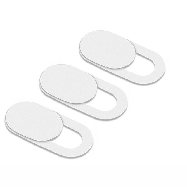 SIANCS WebCam Macchina Fotografica Della Copertura Universale Privacy Copertura di Plastica Per Smartphone Computer Portatile Del PC Del Telefono Mobile Lente Privacy Sticker: 3pcs white