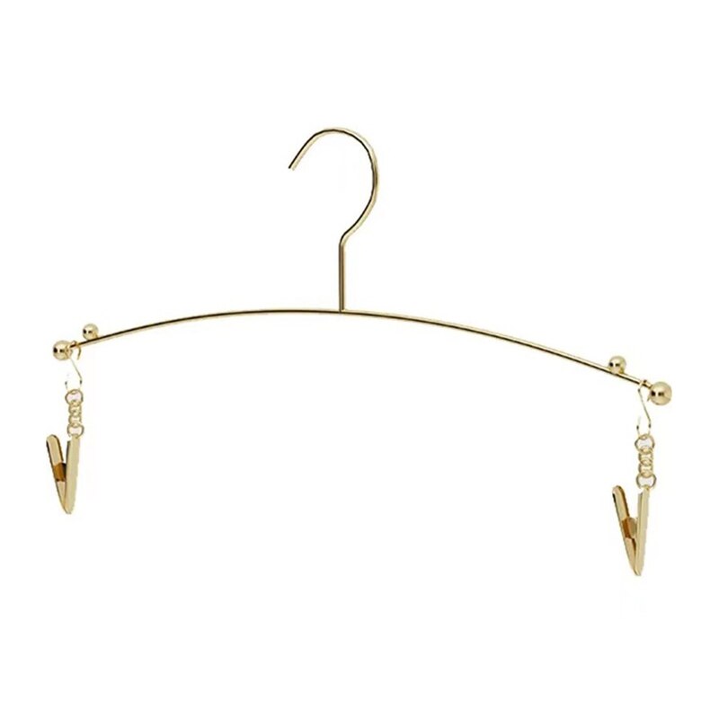 Tendedero de Metal para ropa interior y exterior, colgador de ropa con Clips para sujetar calcetines, bragas, 1/3 piezas, TUE88: 1pcs