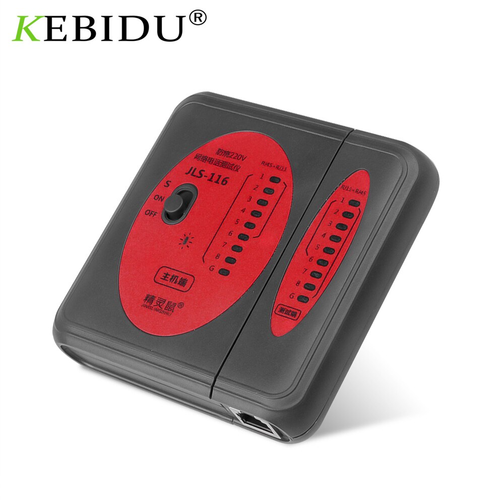 RJ45 Cable Lan Tester Network Cable Tester 60V 120V RJ45 RJ11Cat5 Cat6 LAN Cable Tester Handheld Networking Tool Network Repair