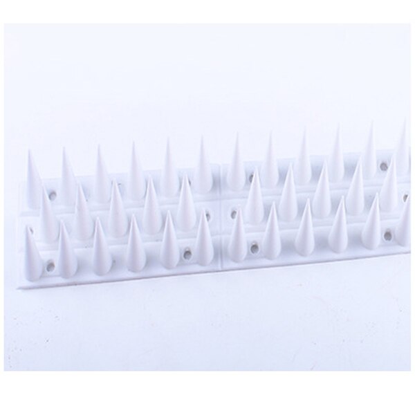 6/12pcs Safe Eco-friendly Plastic Spikes Anti Bird Anti Pigeon Spike for Get Rid of Pigeons and Scare Birds Pest Control: light green