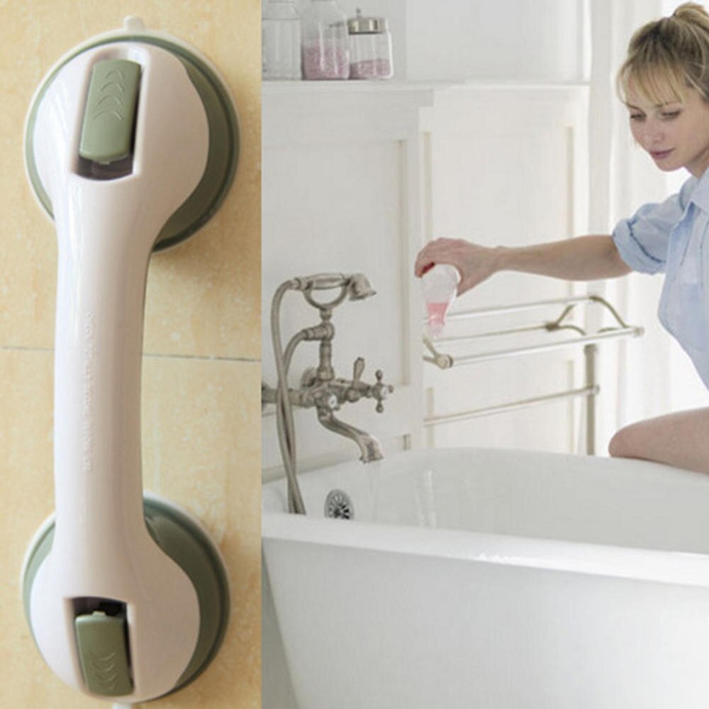 1Pc Veiligheid Handvat Anti Slip Ondersteuning Wc Badkamer Zuignap Handvat Voor Ouderen Veiligheid Badkamer Douche Rail Grip
