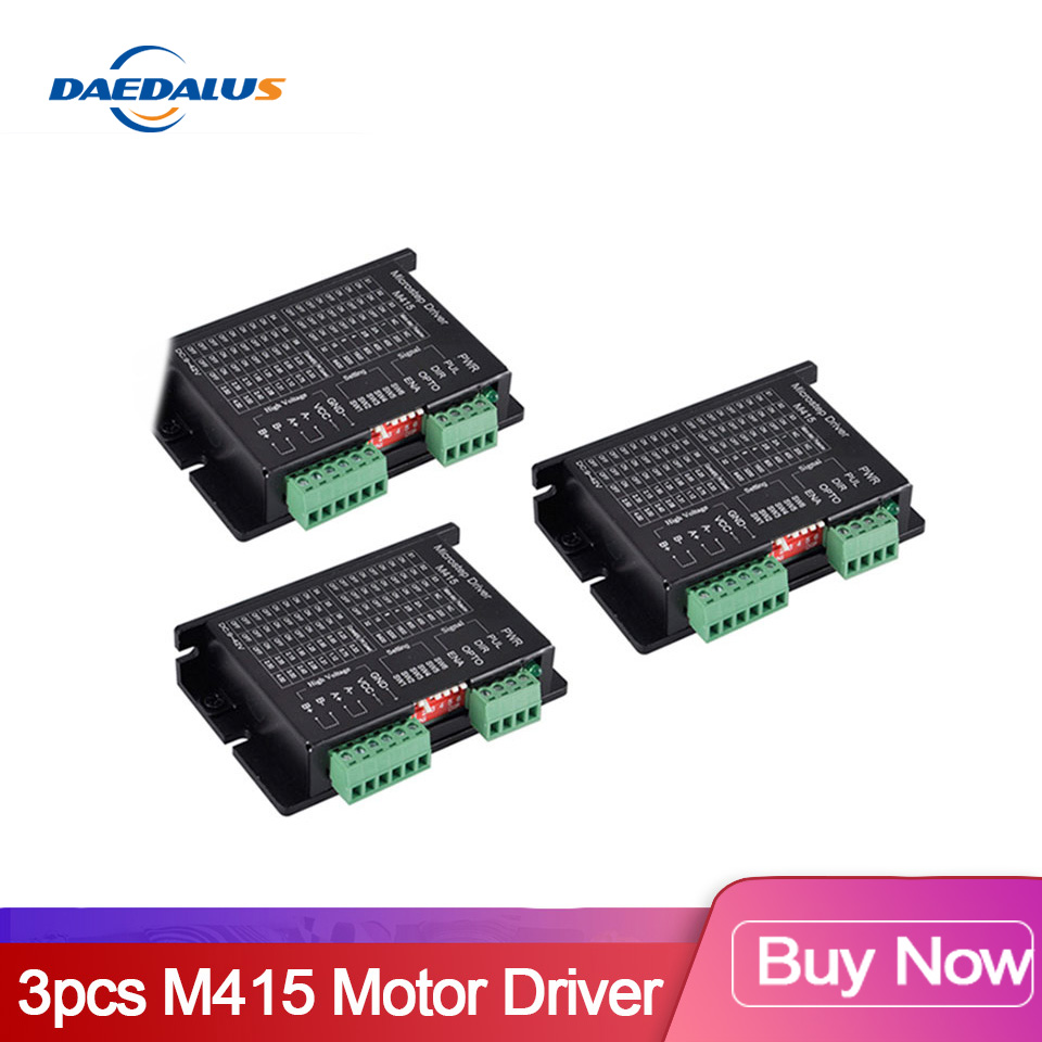 3pcs/lot Micro Stepper Motor Driver M415 Driver Controller For 42/57 Stepper Motor DC 9-42V Nema17 Nema23 Stepping Machine