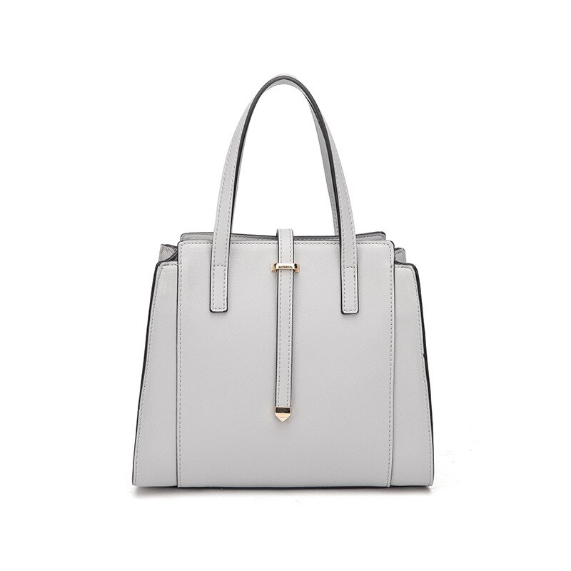 Lelie Koningin Vrouwen Vintage Crossbody Tas Grote Capaciteit Handtas Solid Pu Vrouwelijke Sac Dames Tassen: Light Grey