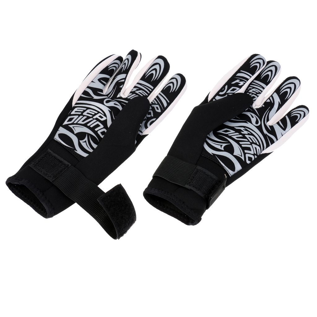 unisex Prämie 3mm Neopren Neoprenanzug Handschuhe Tauchen Tauchen Schwimmen Surfen Schnorcheln Kajak Handschuhe Schwarz S