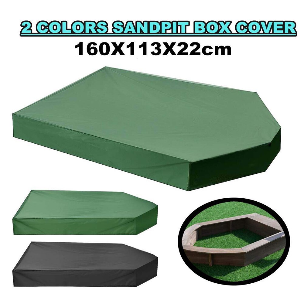 1 Set Sandbox Cover Square Waterproof Oxford Cloth Dust Cover Canopy Drawstring Sandbox Sandpit Dustproof Cover