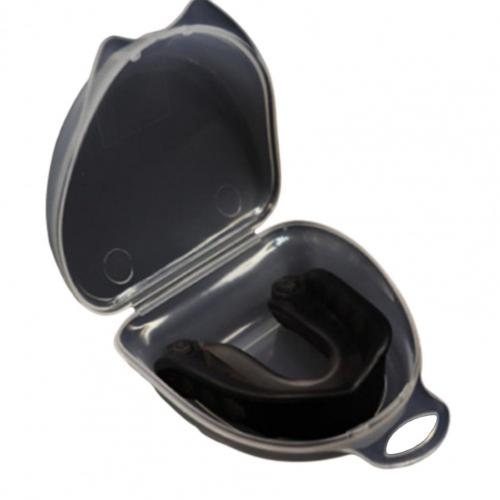 1Pc Tanden Protector Mouth Guard Beschermende Brace Voor Volwassenen Basketbal Boksen: Black C