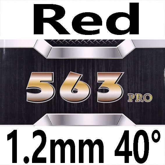 729 amistad 563 PRO (563 Provincia, pips-out especial) 729 Goma de tenis de mesa Original 729 esponja de Ping Pong: red 1.2mm H40