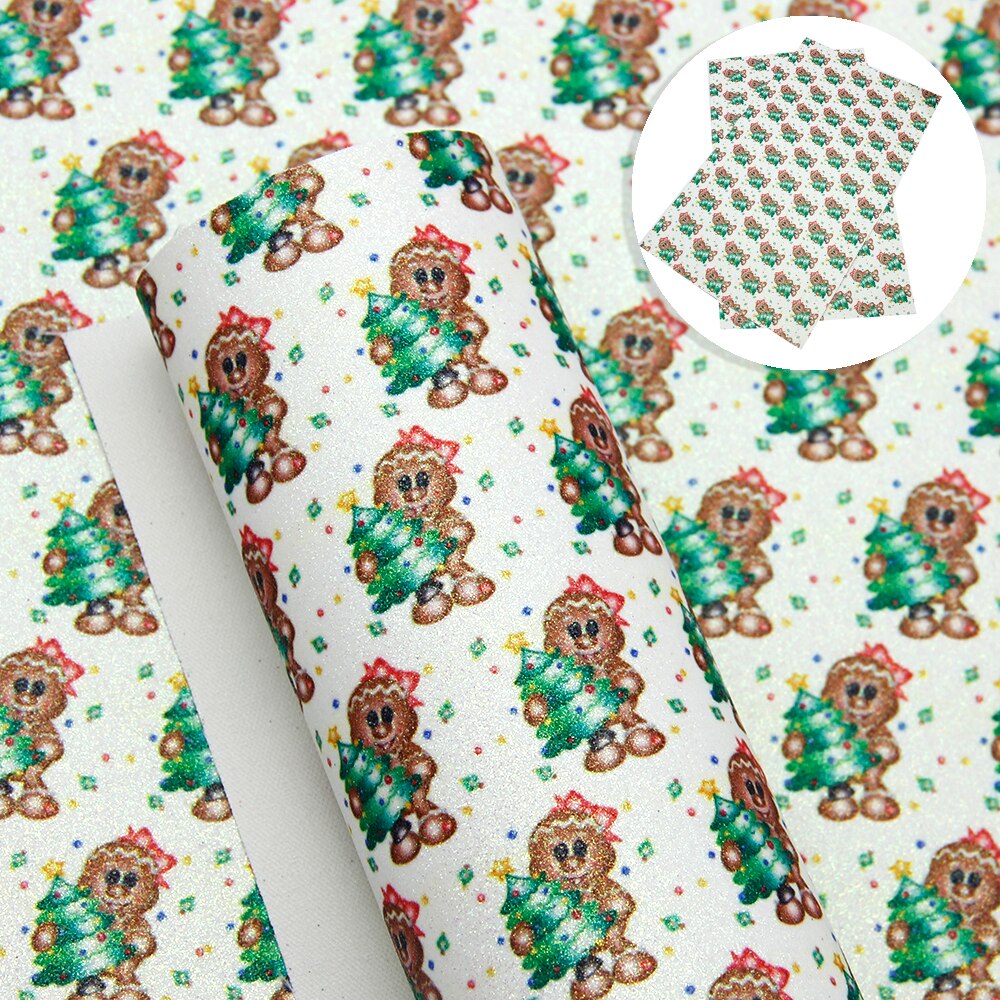 20*34cm kaktus dyr trykt fint glitter kunstlæder til fremstilling af hjemmetekstil øreringe telefon sag bogomslag ,1 yc 7779: 1092584011