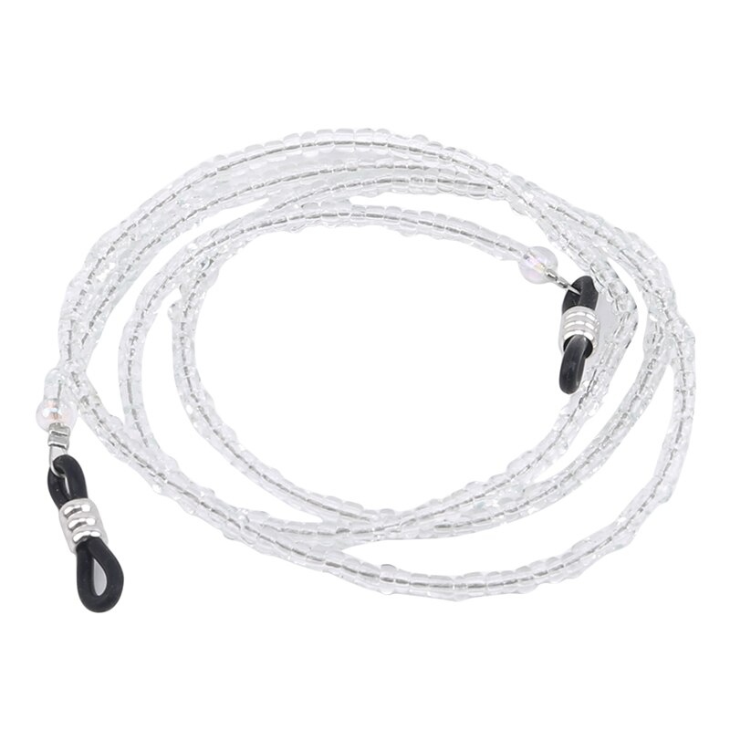 Eenvoudige Zaad Kralen Strand Ketting Vrouwen String Kralen Korte Choker Ketting Sieraden Chokers Ketting: Transparent