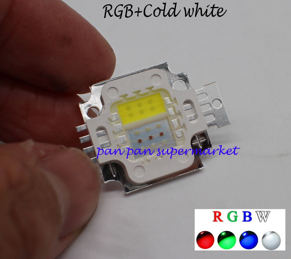 4 w 10 w 20 w 30 w 50 W RGBW High Power LED CHIP RGB Wit Lamp Lamp DIY