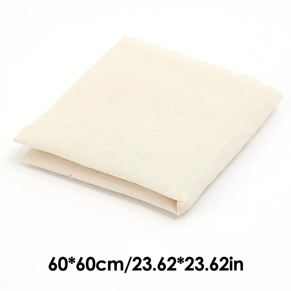 10/1PC Filter Tuch Baumwolle Faser Gittergewebe Mehrweg Sieb Käse Tofu Bäckerei Filter Tuch Heimat Küche Lebensmittel Ferment sieb Werkzeuge: XS / Grau
