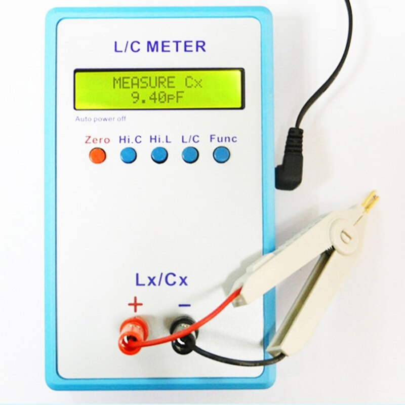 LC-200A Handheld Lcd Digitale Display Capaciteit Inductie Meter Lc Meter 0.1pF-100mF 1uH-100H