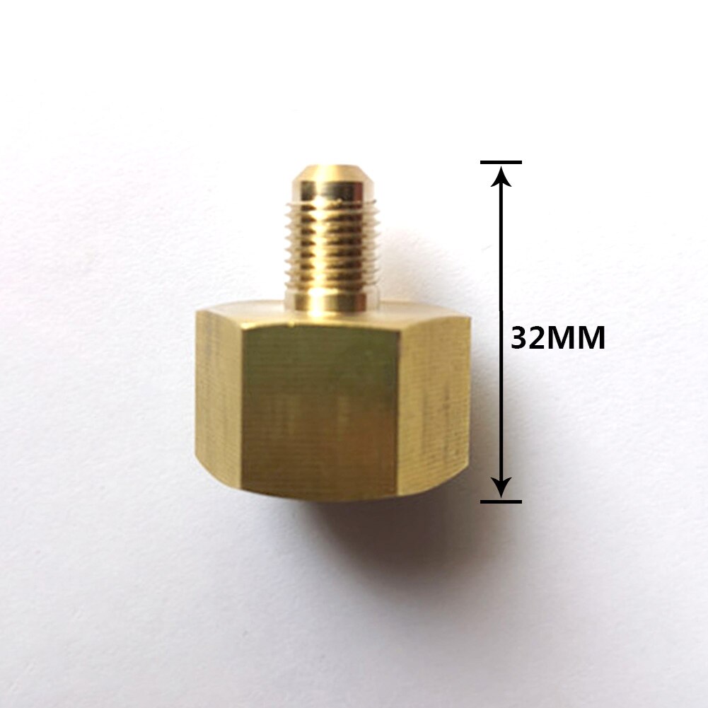 Bilkondisjoneringsadapter kjølemedium flaskeadapter til  r134a w21.8 til 1/4\\\ '\\\' sae